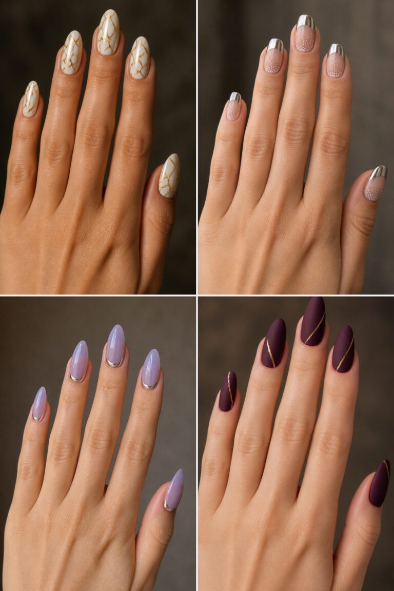 20 Short Almond New Year Nails 2027 That Look Expensive