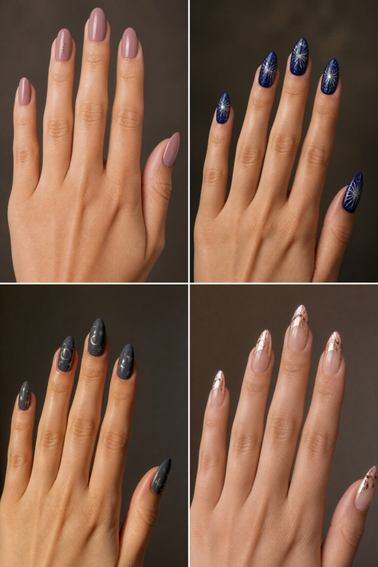 21 Almond-Shaped New Year Nail Designs That Look Expensive