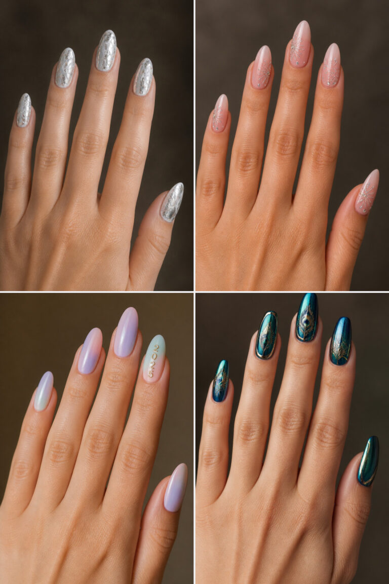 25 Acrylic New Year Nail Ideas for Long Nails