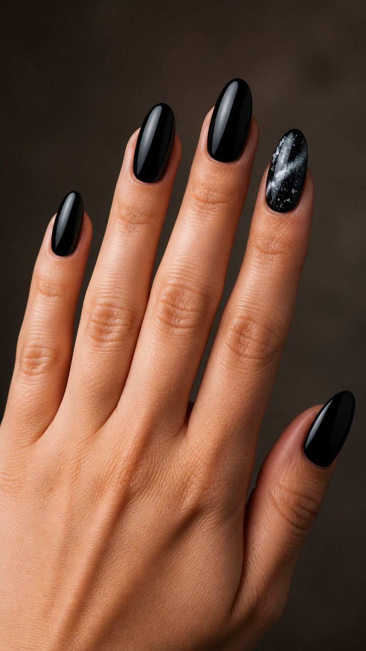 Black and Silver Galaxy Accents