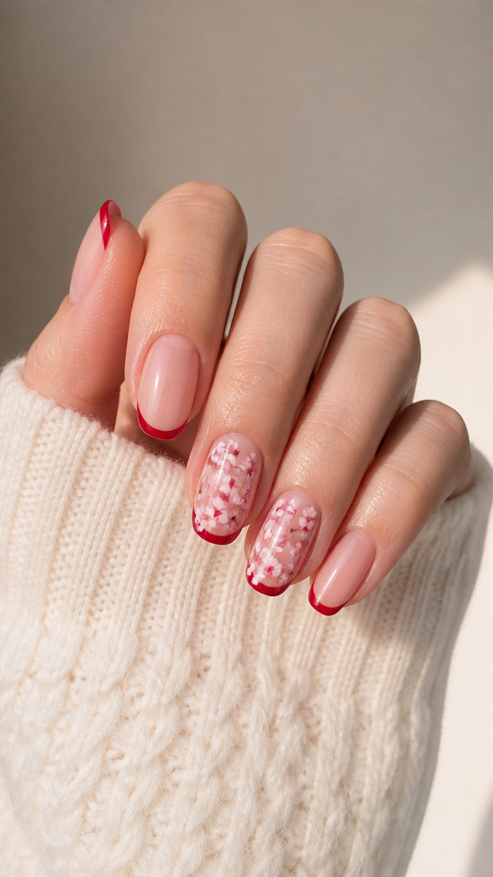 Cherry Blossom Accent French