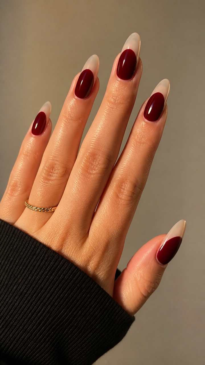 Crimson Moon Manicure