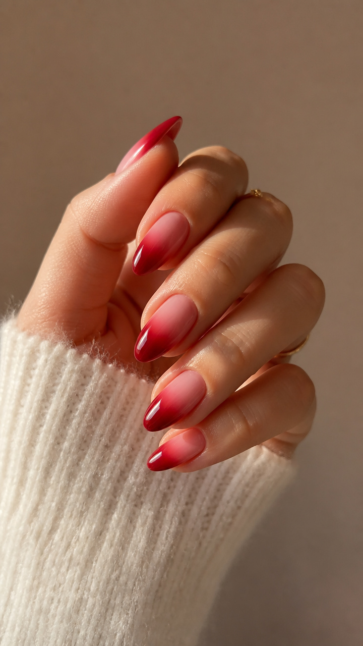 Crimson Ombre Fade
