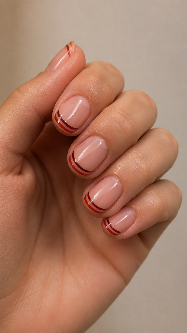 Double-Lined Scarlet Tips