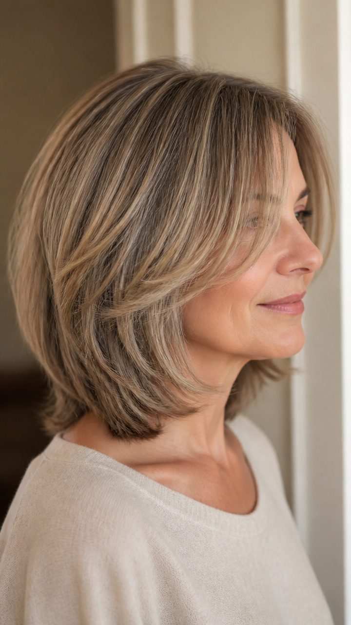 Face-Framing Layered Bob