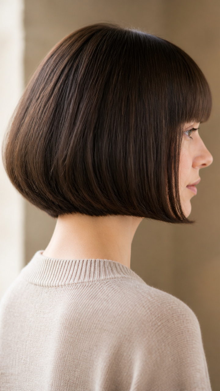 Rounded Blunt Bob