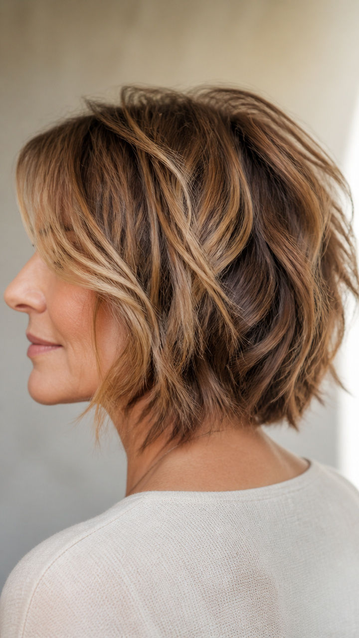 Tousled Textured Bob